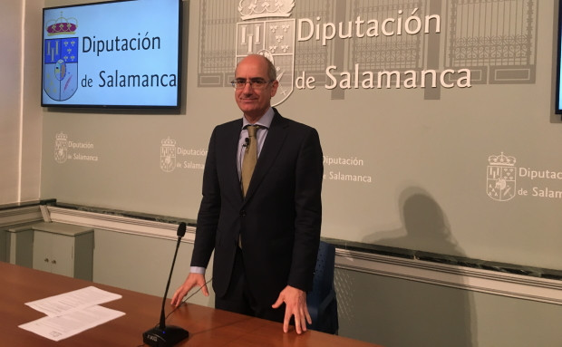 El presidente de la Diputacion de Salamanca Javier Iglesias