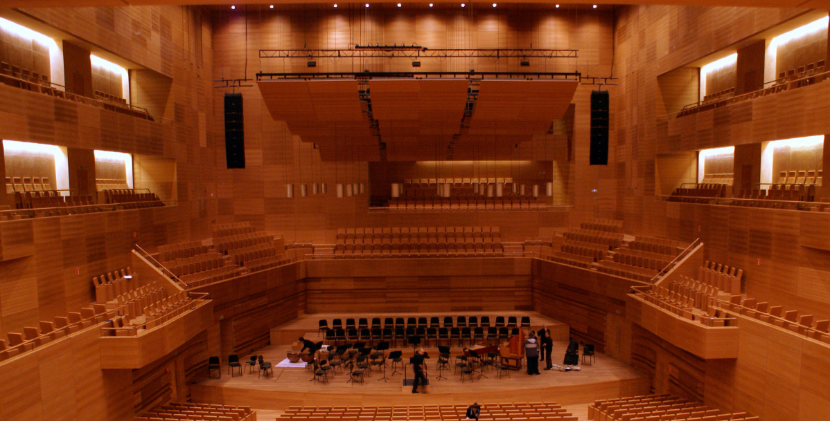 Interior del Auditorio de Valladolid en el Centro Cultural Miguel Delibes
