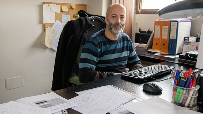 José Ángel Sánchez-Agudo, del Grupo de Investigación Diversidad Biológica y Diversidad Humana