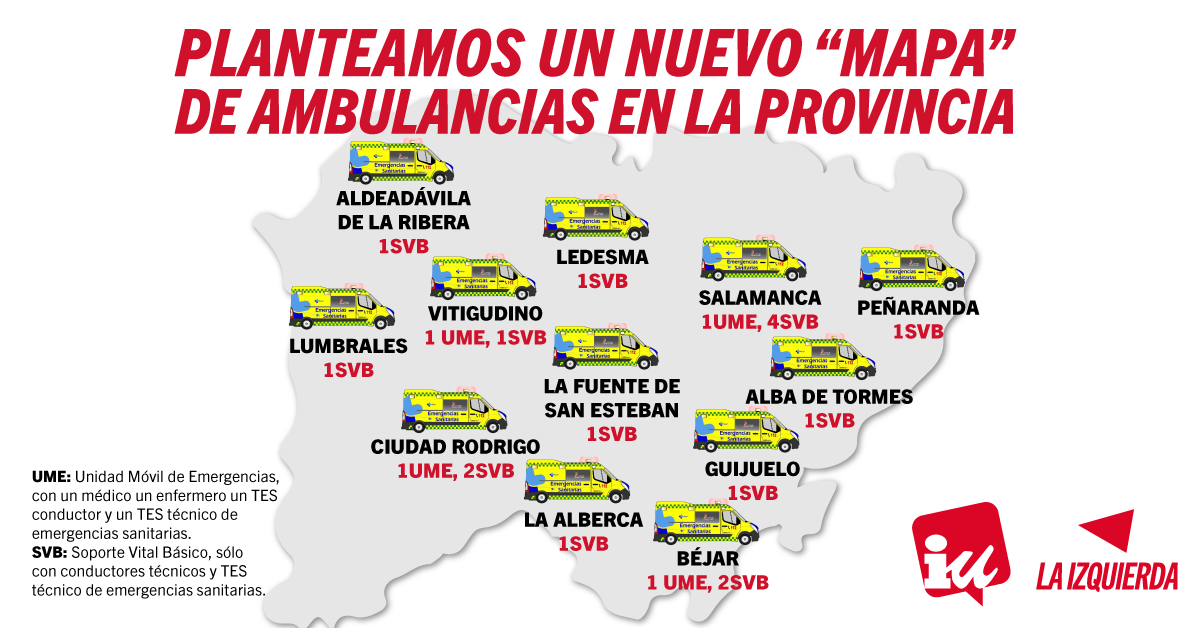 Mapa ambulancias salamanca(2)
