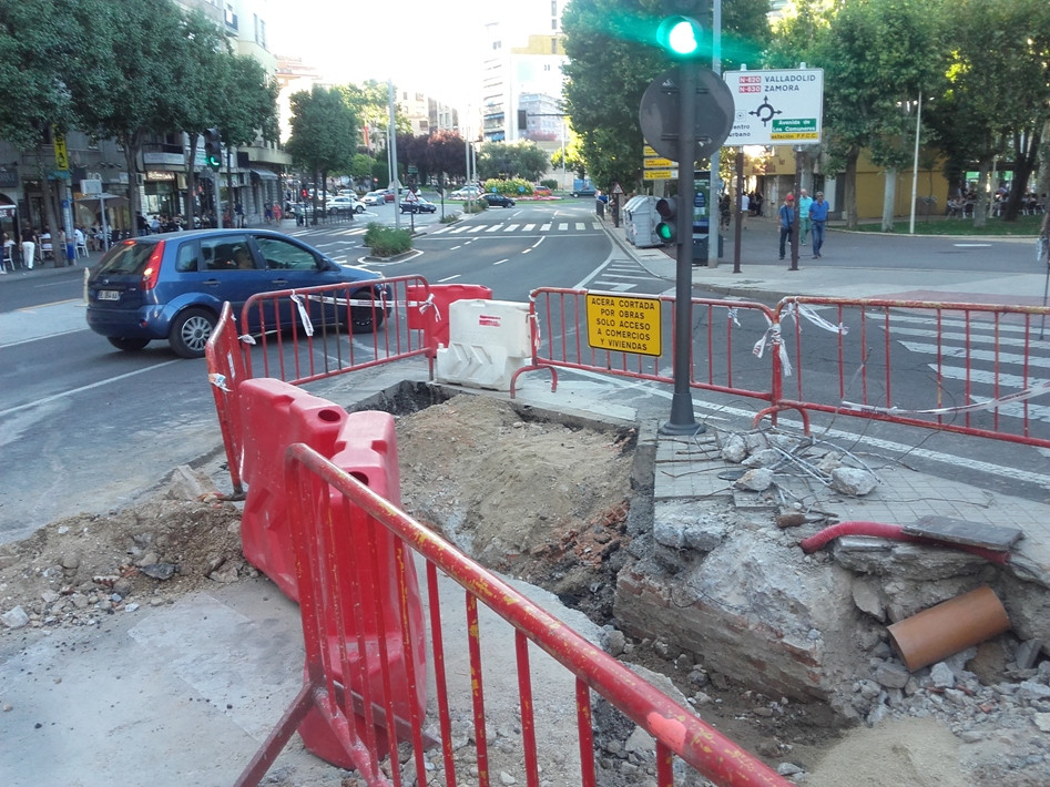 Paseo Canalejas Salamanca Obras