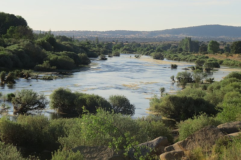 rio Tormes en la provincia de Salamanca
