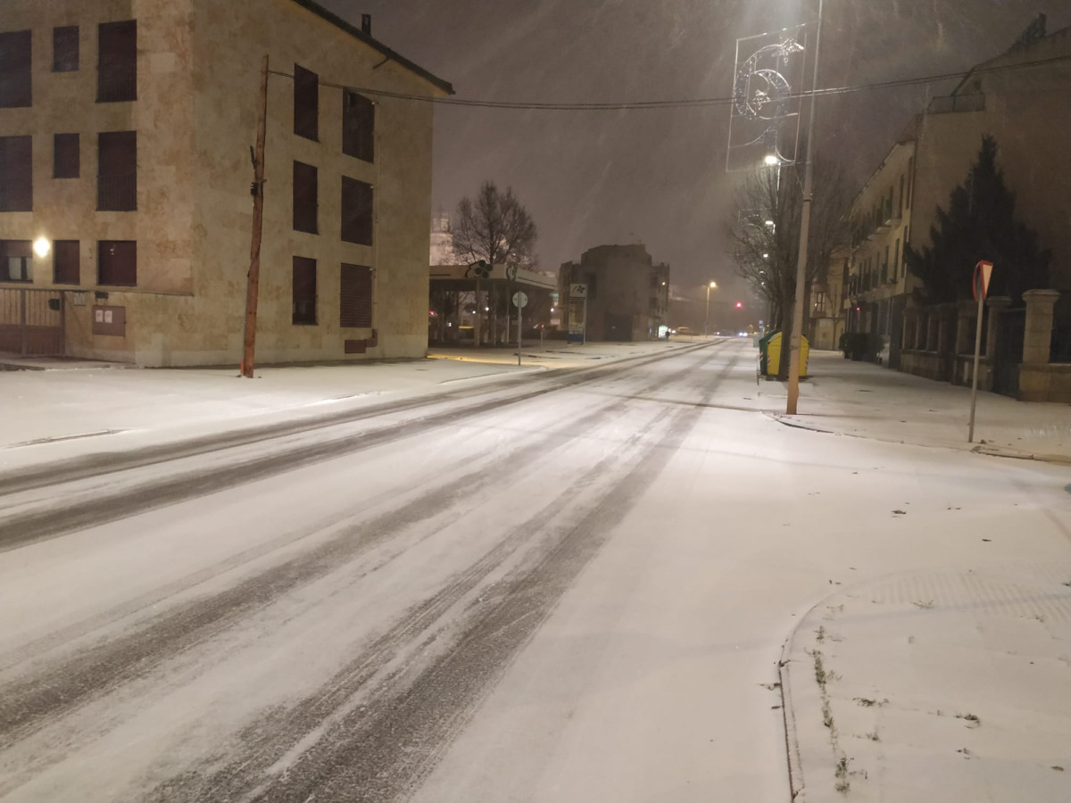 Nieve nevada Salamanca Filomena