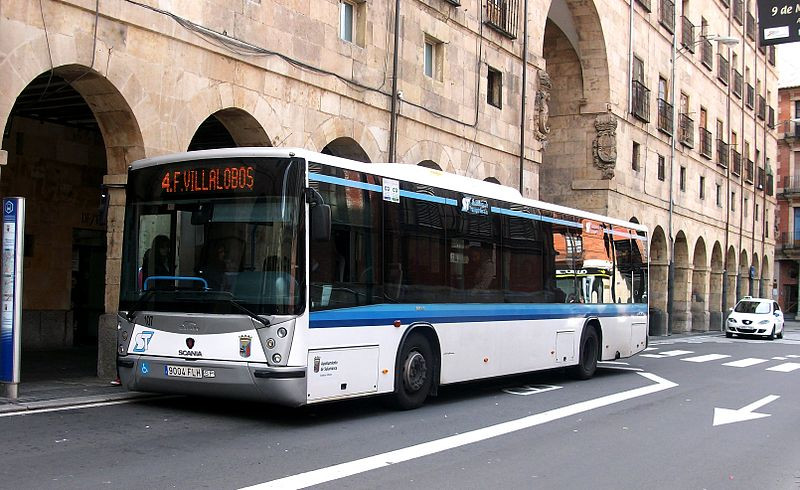 Autobus salamanca plaza mercado
