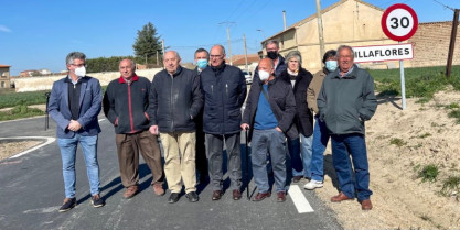 Visita obras ctra. Villaflores