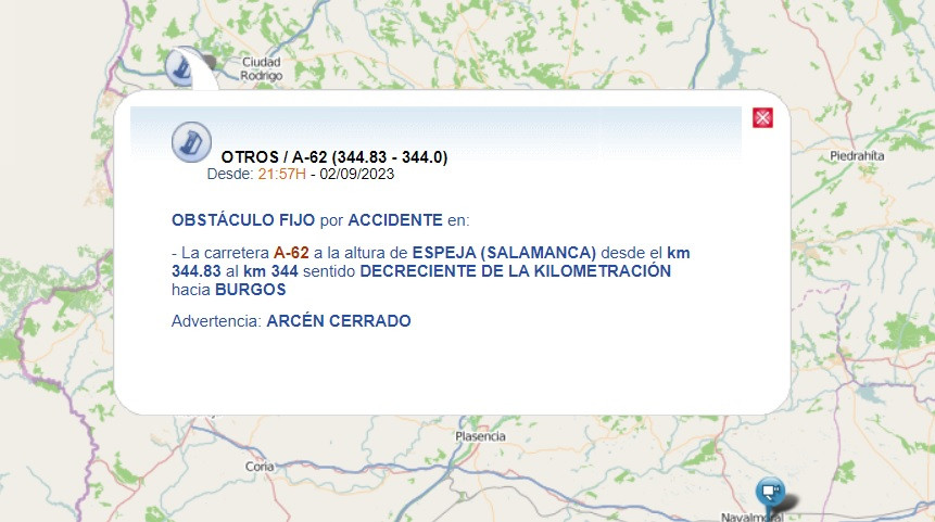 Accidente moto