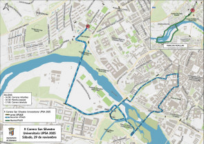 Cortes de tráfico San Silvestre Universitaria UPSA2025