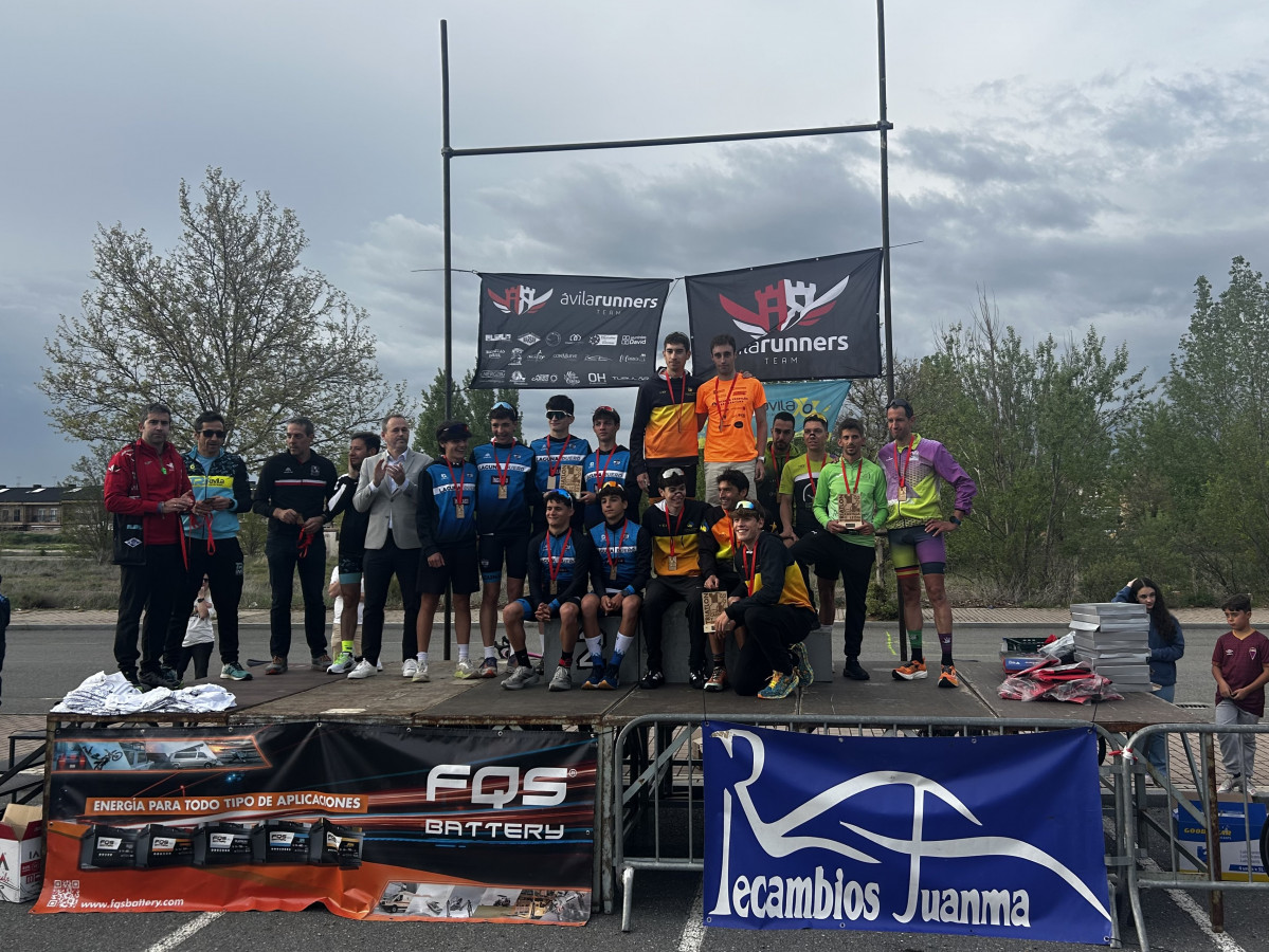 PODIUM MASCULINO DUATLON AVILA CTO CYL