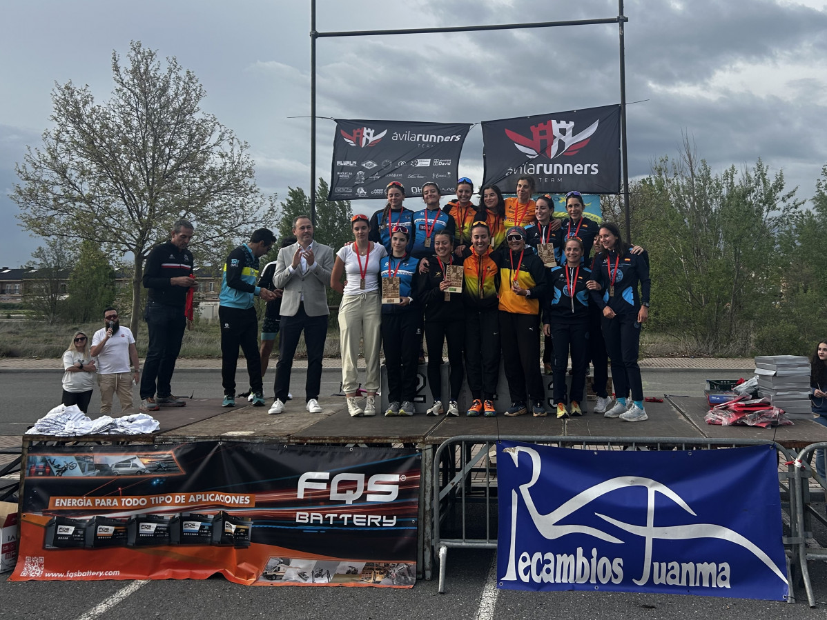 PODIUM FEMENINO DUATLON AVILA CTO CYL